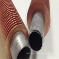 Stainless Steel Aluminum Copper / Cupronickel Fin Tube Heat Exchanger for Water Heater Boilers Laser Welded Finned Tubes